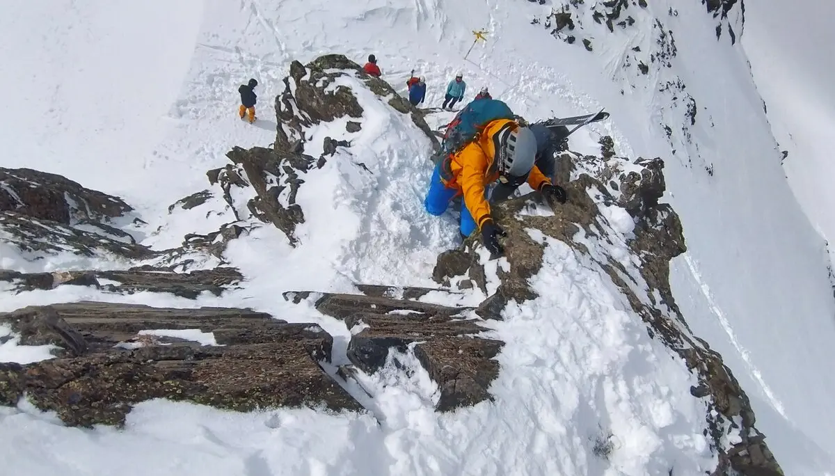 Gipfelanstieg Schöntalspitze | © Alex Scholl