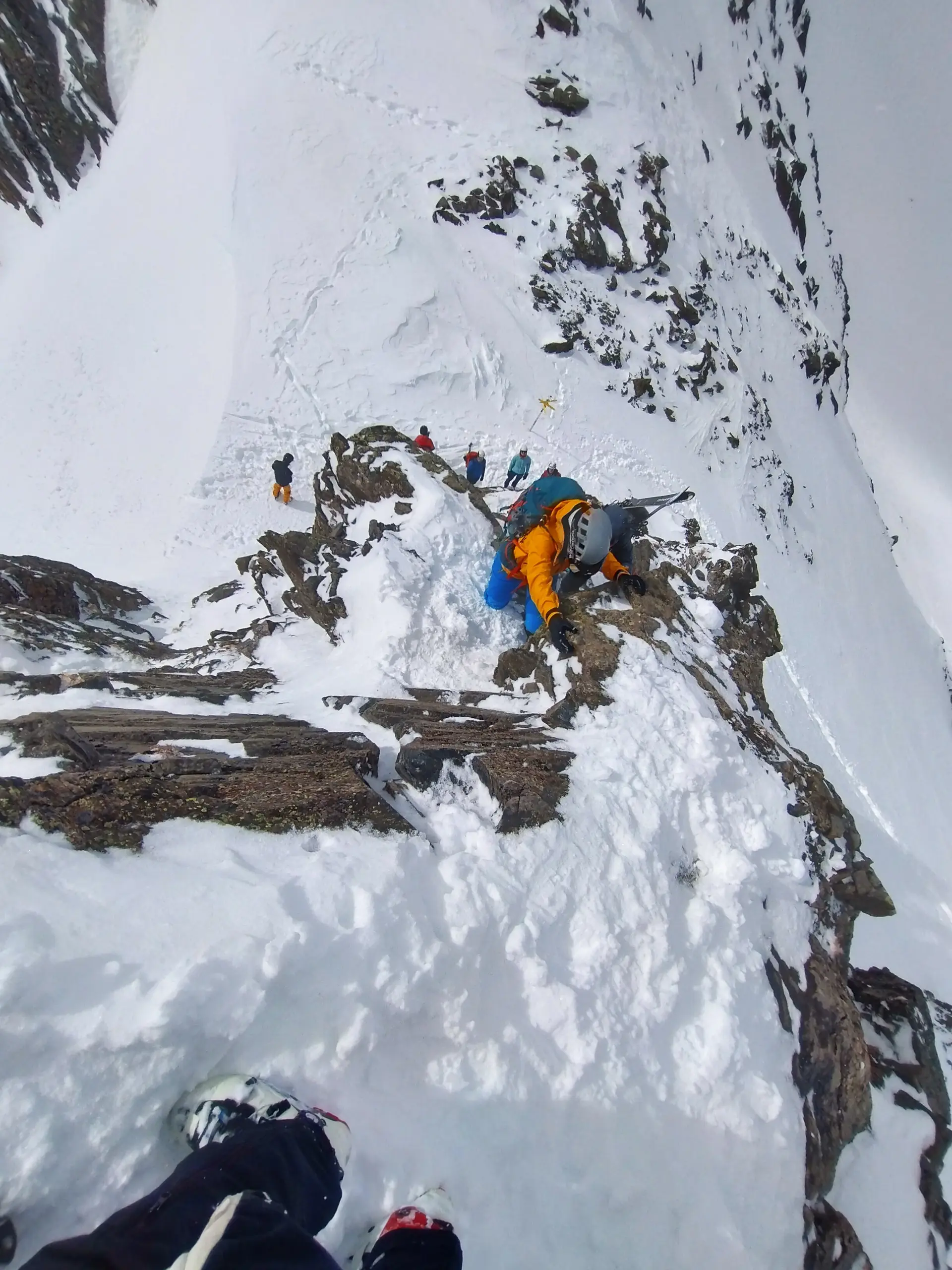 Gipfelanstieg Schöntalspitze | © Alex Scholl