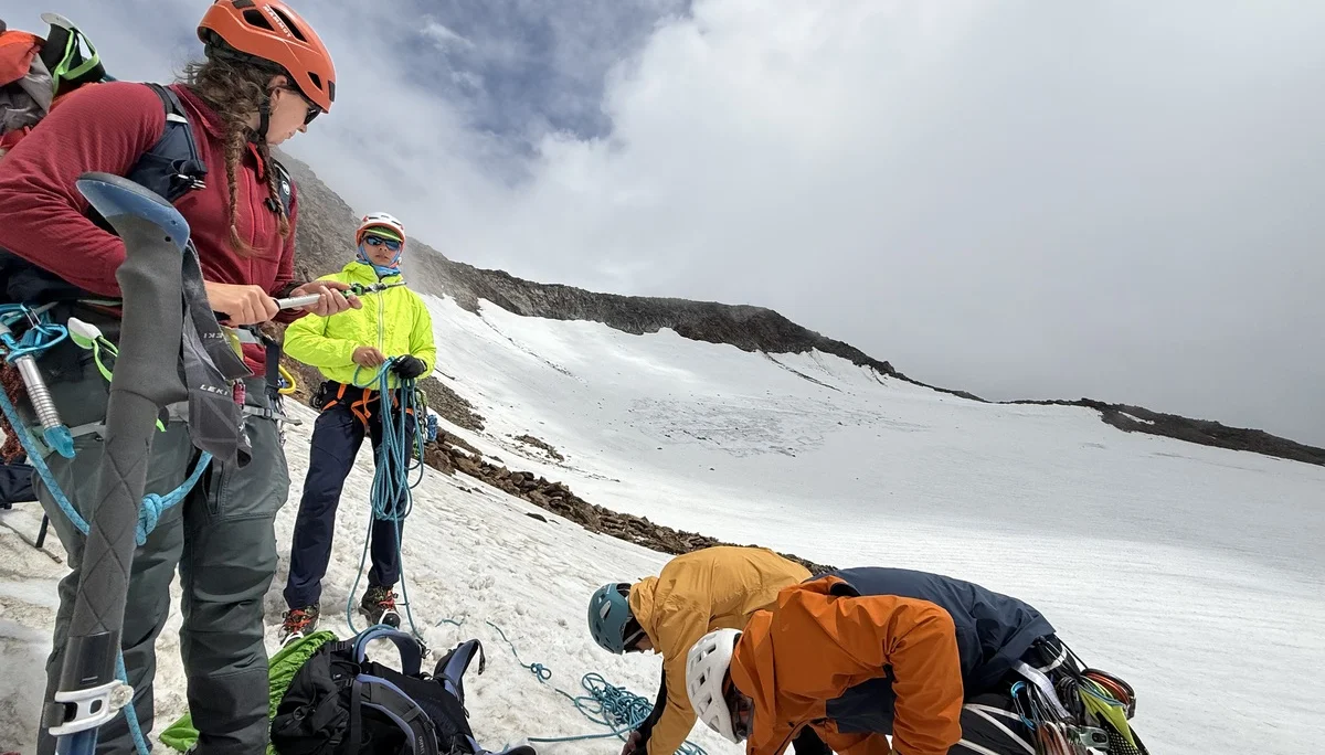 Aufbau der Seilschaften | © Heiner Stocker
