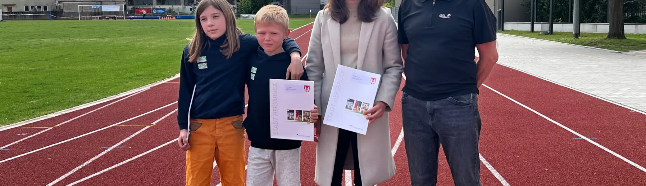 v.l. Levy Reusch, Justus Nowak, Franziska Richartz, Johannes Herger | © Tom Preller